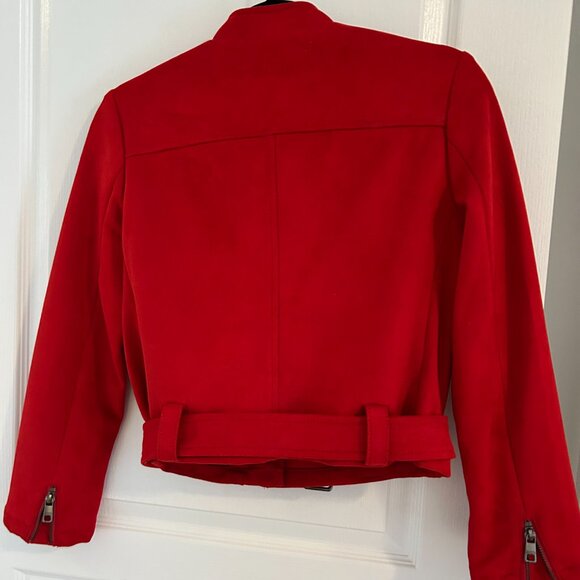 BANANA REPUBLIC Faux Suede Moto Jacket – XS - Picture 5 of 6